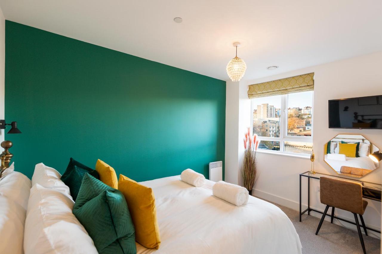 City Centre - Free Parking - Stylish 2 Bedroom Apartment Bristol Dış mekan fotoğraf